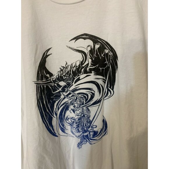 Fantasy‎ Horned Demon Above Loki Type WARRIOR With Sword T Shirt - Picture 4 of 5